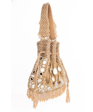 Potli Bag Indian Wedding Gold Tarah Potli by House of Kosha