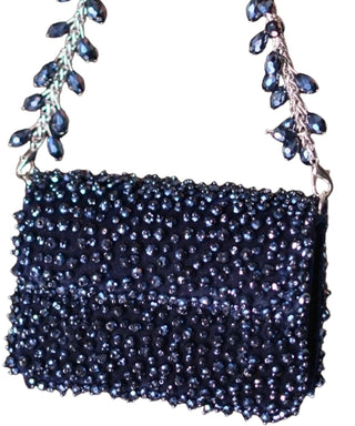 Mini Bag Contemporary Wear Blue Kiyara Bag by House of Kosha