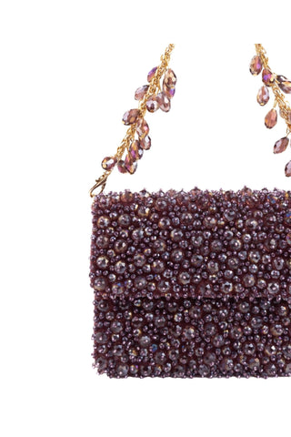 Mini Bag Contemporary Wear Purple Kiyara Bag by House of Kosha