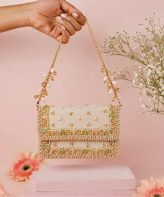 Cutch Bag Contemporary Wear Noori Pastel Clutch by House of Kosha
