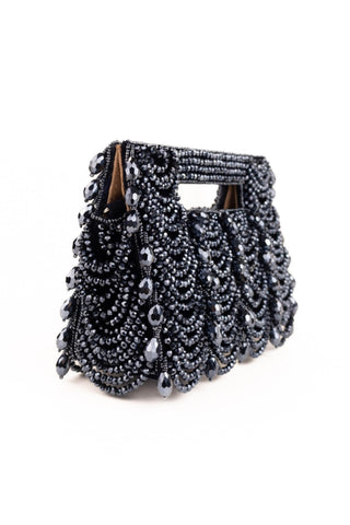 Clutch Bag Contemporary Wear Blue Amyra Clutch by House of Kosha