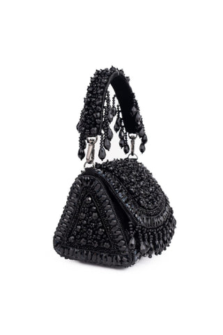 Mini Bag Contemporary Wear Black Josy Bag by House of Kosha