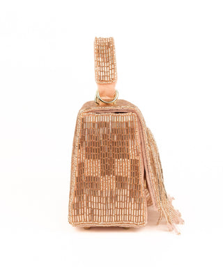 Box Bag Contemporary Wear Pink Bushra Bag by House of Kosha