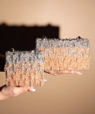 Cutch Bag Contemporary Wear Gold Elsie Clutch by House of Kosha