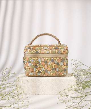 Vanity Bag Contemporary Wear Abia Multicolor Bag by House of Kosha