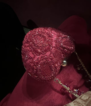 Heart Bag Contemporary Wear Red Cora Bag by House of Kosha