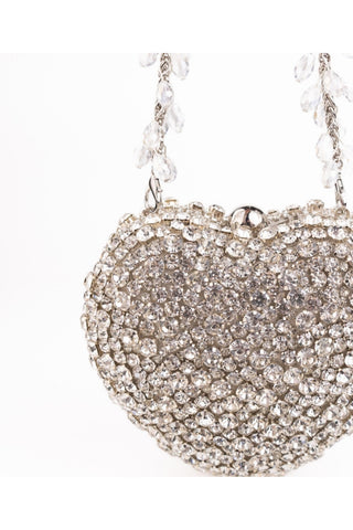 Heart Bag Contemporary Wear Silver Lola Bag by House of Kosha