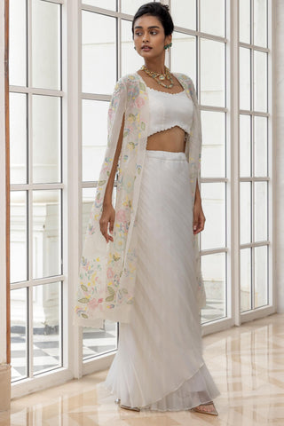 Hand-Painted Jacket for Indian Weddings – Ophelia by House of Armuse