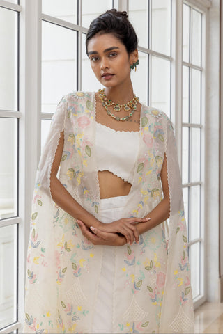 Hand-Painted Jacket for Indian Weddings – Ophelia by House of Armuse