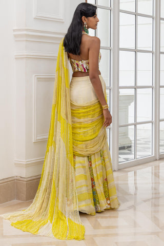 Draped saree for Indian Wedding – Sarini by House of Armuse