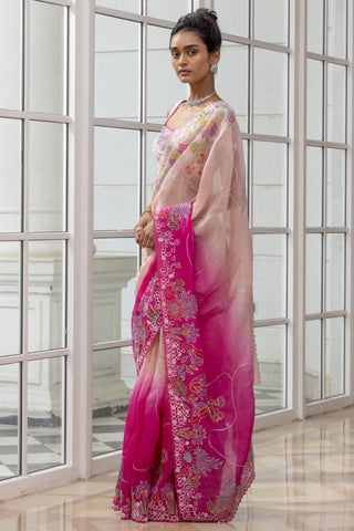 Draped saree for Indian Wedding – Rosané by House of Armuse