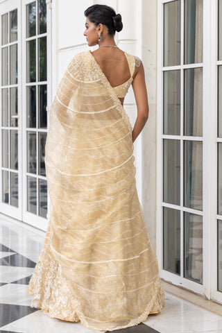 Lehenga set for Indian Wedding – Altheris Cream by House of Armuse