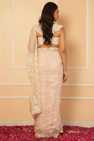 Pink dil se aya saree