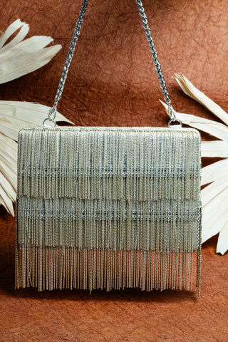 Silver hinted kasse bag