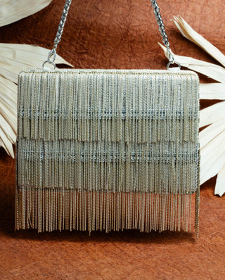 Silver hinted kasse bag