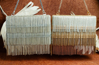 Gold hinted kasse bag