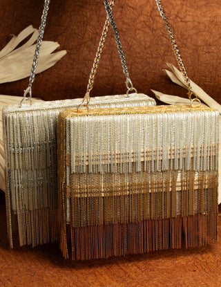 Gold hinted kasse bag