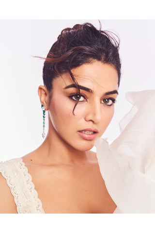 Ivory nazm aafa saree set