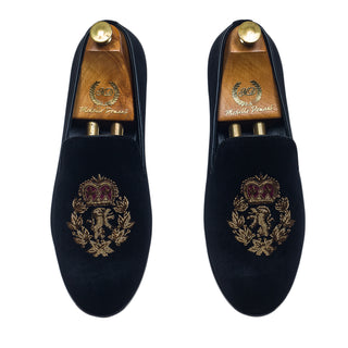 Black the kingsman slip-ons