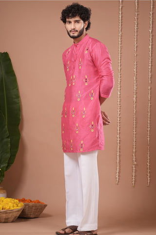 Kurta pant set for Indian Wedding – Rani by AHI Clothing