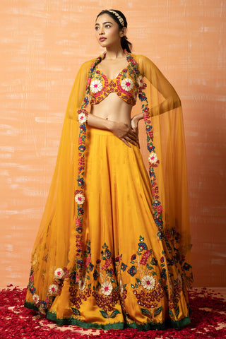 Lehenga set for Indian Wedding – Yellow Zoraah by Quench a Thirst