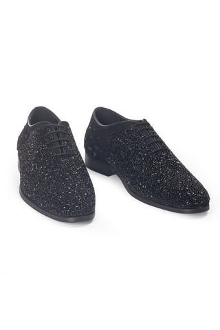 Wholecut Lace Up Shoes - Indian Wedding - Black Riviera Glamorous by Modello Domani