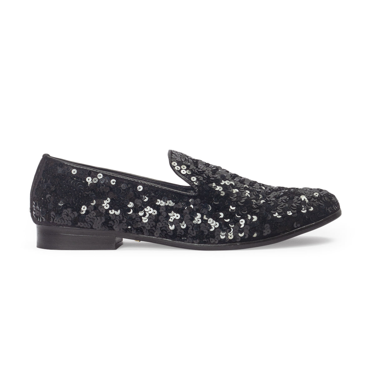 Black glamorous sequin slipons - Modello Domani Black glamorous sequin slipons - Modello Domani