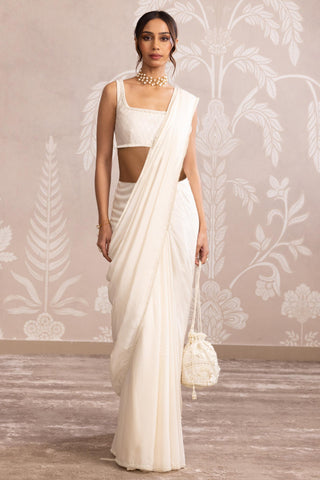 Ivory nooreh ever after saree set