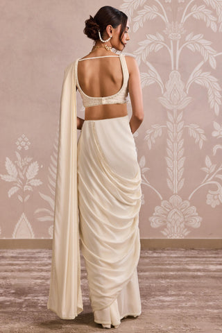 Ivory nooreh ever after saree set