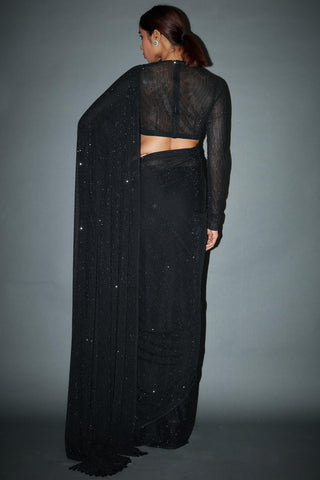 Black gabbriel diwali jaaneman saree set