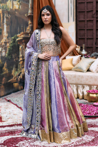 Lehenga Set Indian Wedding - Pink Rangratna Ensemble by Itrh