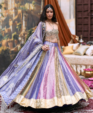 Lehenga Set Indian Wedding - Pink Rangratna Ensemble by Itrh