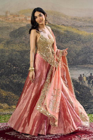 Sharara Set Indian Wedding - Pink Gulbahar Sharara by Itrh