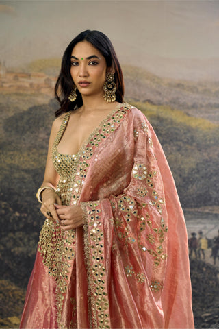Sharara Set Indian Wedding - Pink Gulbahar Sharara by Itrh