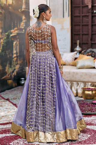 Lehenga Set Indian Wedding - Purple Prabha Ensemble by Itrh