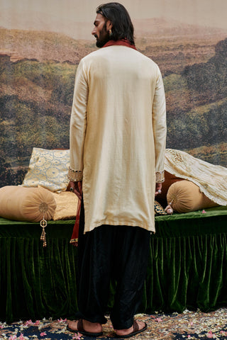 Beige zora naach kurta set