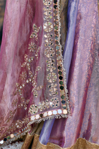 Lehenga with Corset Indian Wedding – Pink Rangratna Ensemble by Itrh