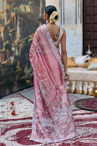 Tissue Saree Indian Wedding – Krishna Shveta by Itrh