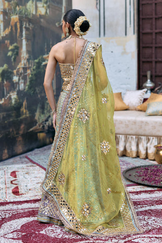 Lehenga set Indian Wedding - Multicolor Chaitrangi by Itrh