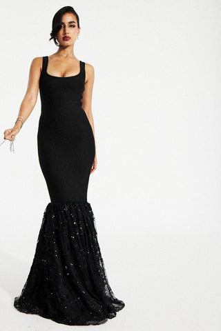 Dress Alluring Wear - Black Shelly Dress by self-cntrd