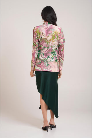 Multicolor Chaya Ira Blazer Set – Evening Soiree Stylish Blazer Set by Advait