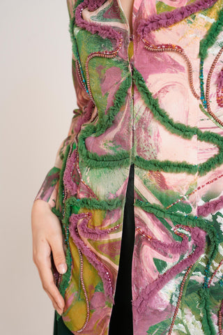 Multicolor Chaya Ira Blazer Set – Evening Soiree Stylish Blazer Set by Advait