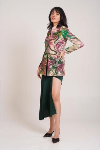 Multicolor Chaya Ira Blazer Set – Evening Soiree Stylish Blazer Set by Advait