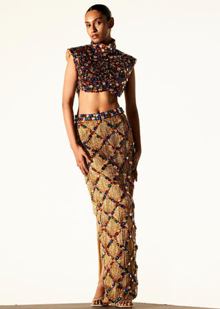 Multicolor sphinx chic titi co-ord