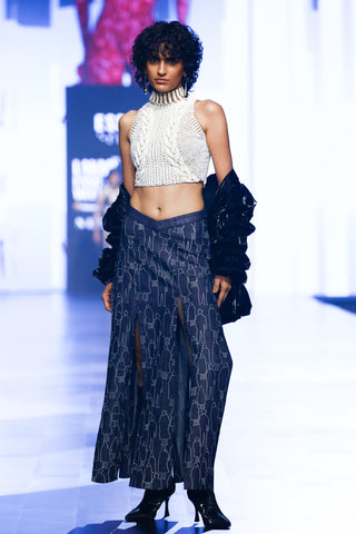 Top Contemporary Wear - Ivory knit by Essé