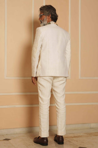 Beige dil se saj zardosi jodhpuri