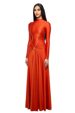 Dress Fluid Wear - Orange Nima Dress by self-cntrd