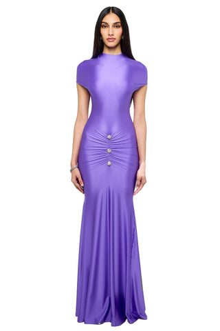 Dress Sculpted Wear - Purple Marcella Dress by self-cntrd