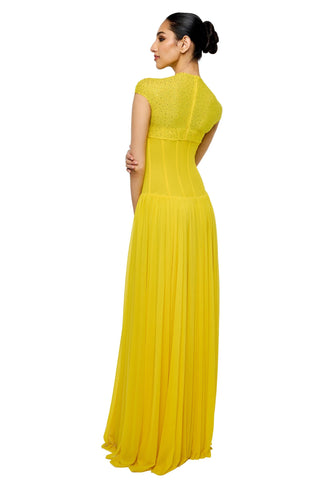 Dress Structured Wear - Yellow Bianca Dress by self-cntrd