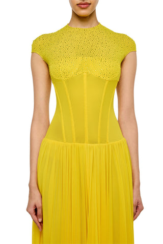 Dress Structured Wear - Yellow Bianca Dress by self-cntrd